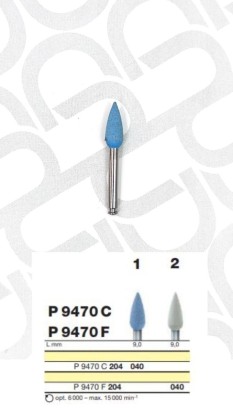 Полировочный бор по ZrO2 с алмазным зерном 1-я ступень / P 9470 C 204.040, Drendel + Zweiling DIAMANT GmbH, Германия